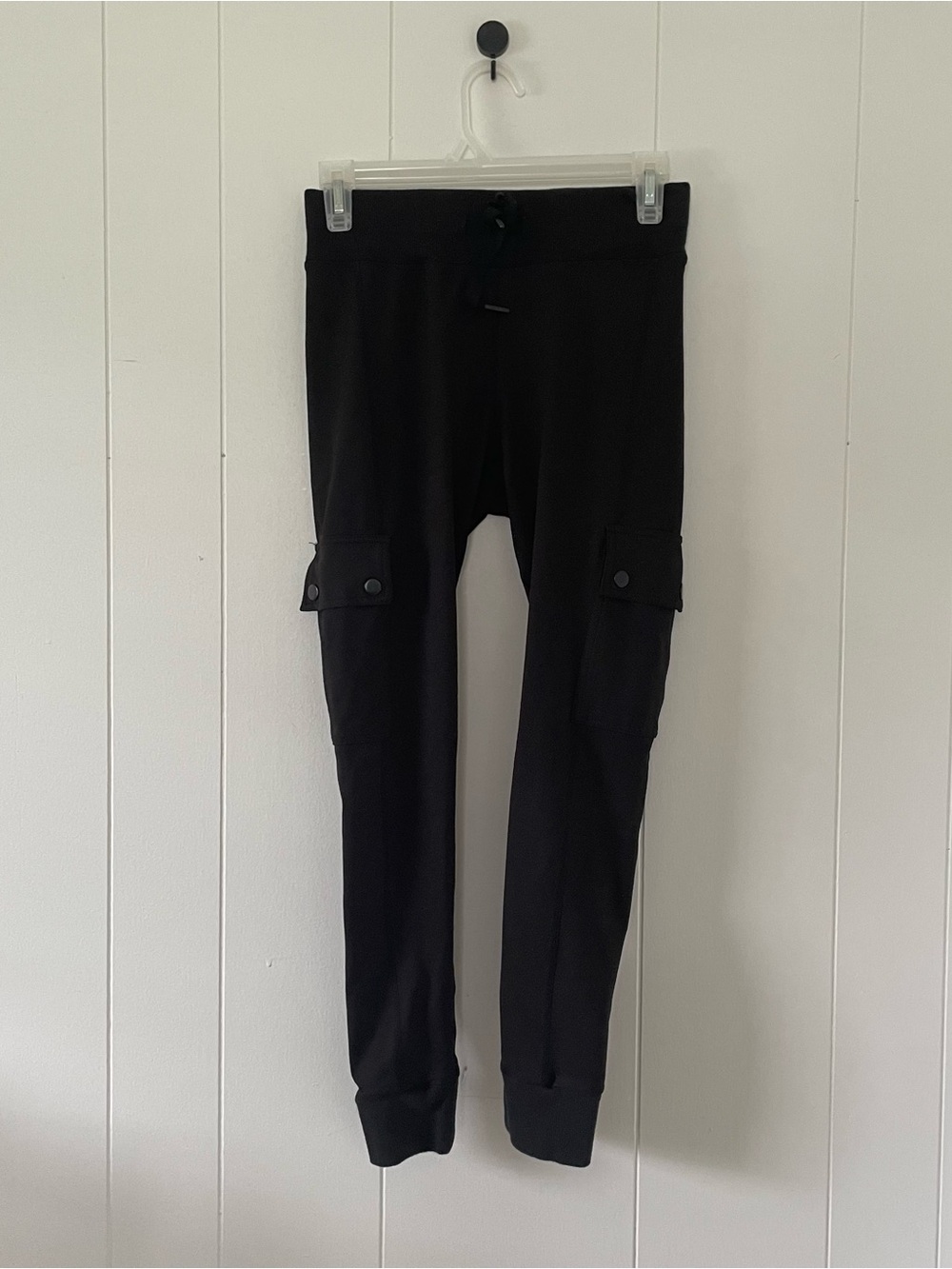 Black Cargo Jogger Pants